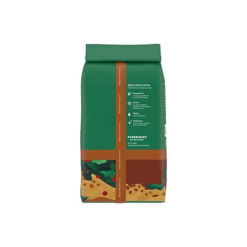 Starbucks Ground Coffee, Medium Roast Coffee, Decaf House Blend, 100% Arabica, 1 Bag (12 Oz)