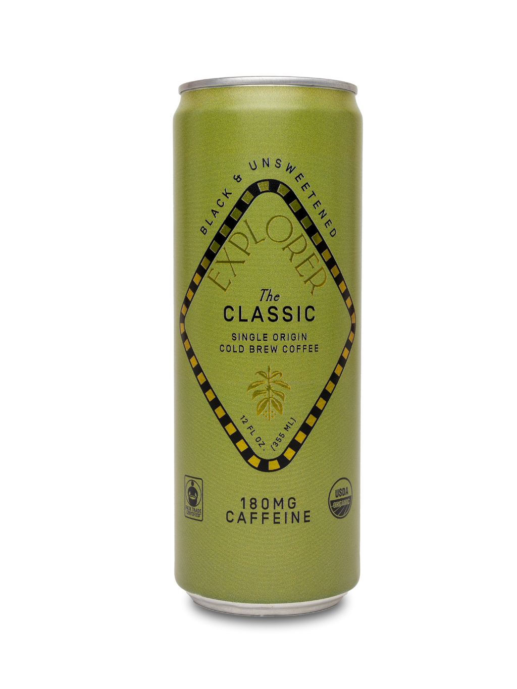 RTD Cold Brew Cans | Choose Your Caffeine Level | Unsweetened 12-Pack