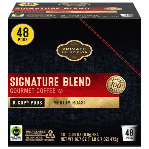 Private Selection Signature Blend Medium Roast Coffee Pods 48 ct