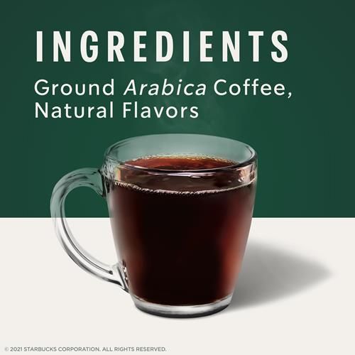Starbucks K-Cup Coffee Pods, Cinnamon Dolce Flavored Coffee, Naturally Flavored, 100% Arabica, 1 Box (10 Pods)