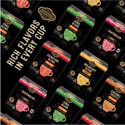 Private Selection Espresso Roast Dark Roast Coffee Pods 12 ct