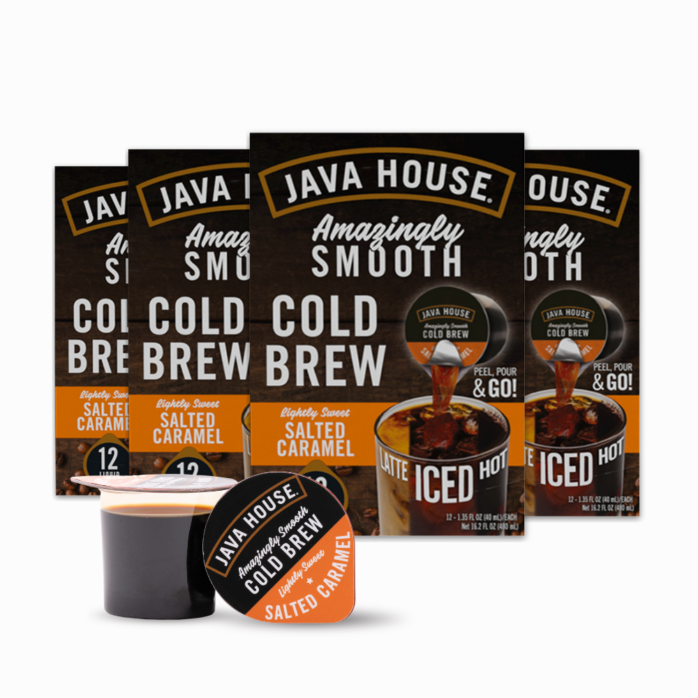Cold Brew Coffee Pods - Salted Caramel - Lightly Sweet