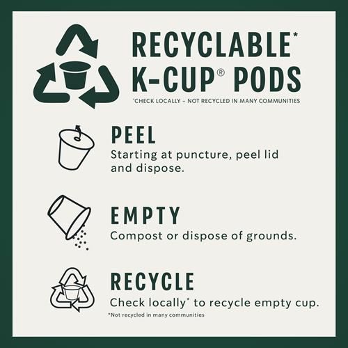 Starbucks Coffee K-Cup Pods, Naturally Flavored Hot Cocoa For Keurig Coffee Makers, 1 Box (10 Pods)