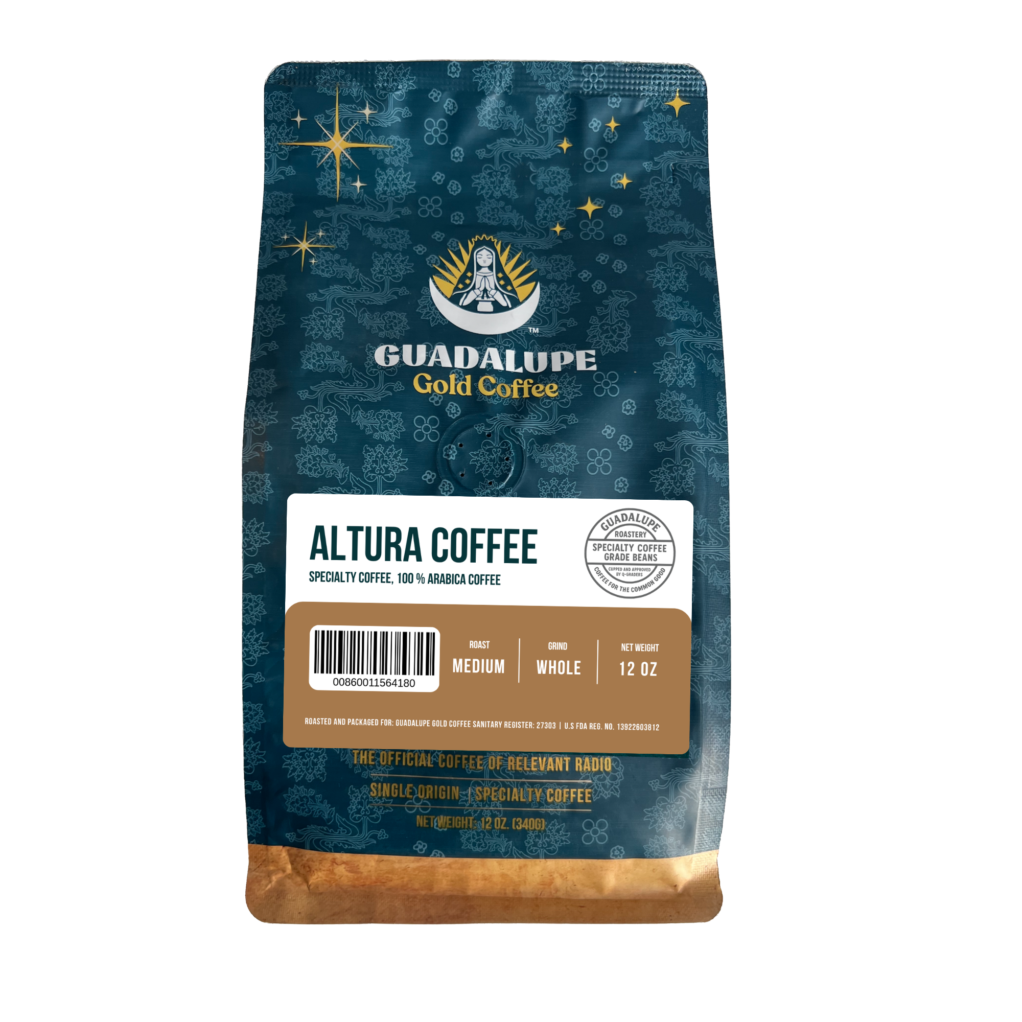 Altura Coffee, Grown at high elevation for a brighter, cleaner cup with refined flavor
