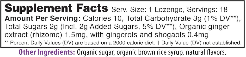 Organic Ginger Caramel Pumpkin Tummydrops, 18 ct