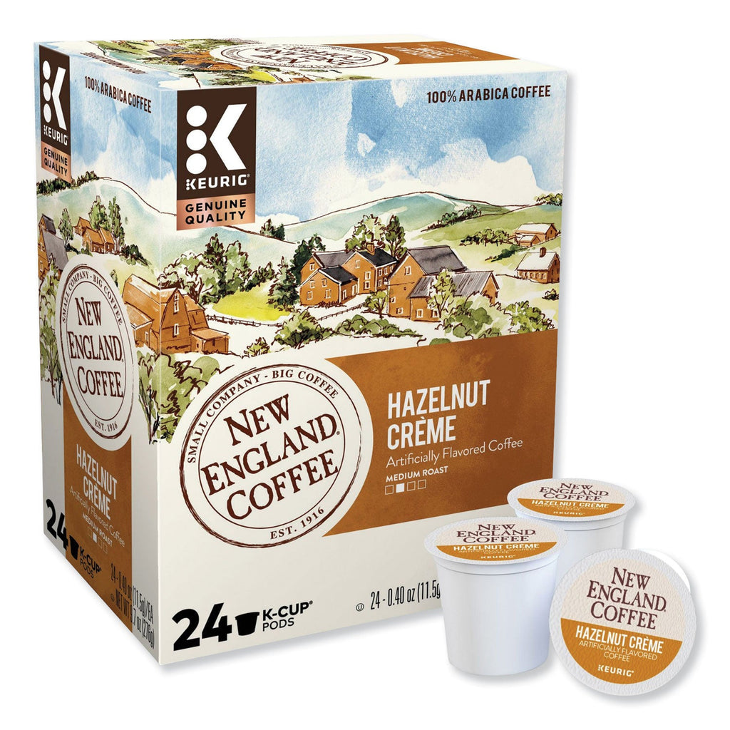 New England Hazelnut Creme K-Cup Pods, 24/Box