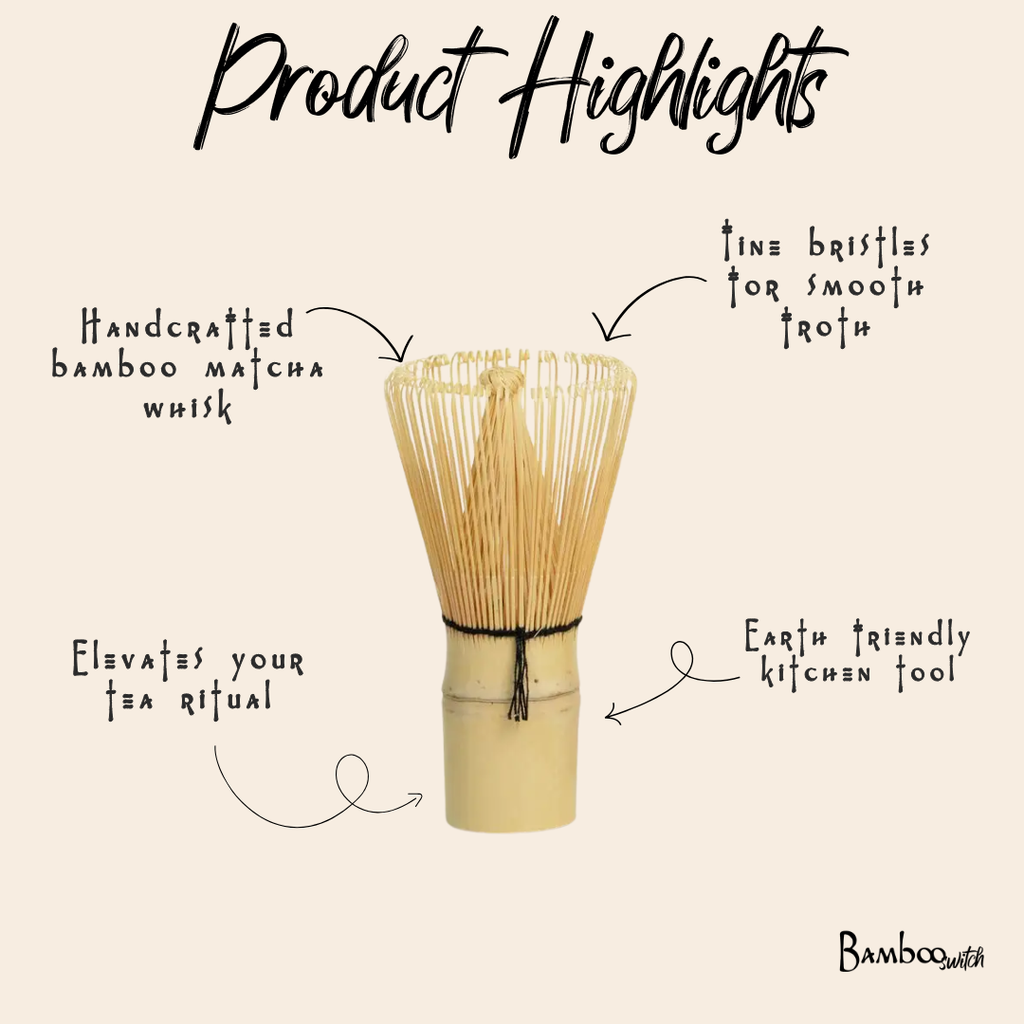 Bamboo Matcha Tea Whisk in Paper Tube | Matcha Bestseller