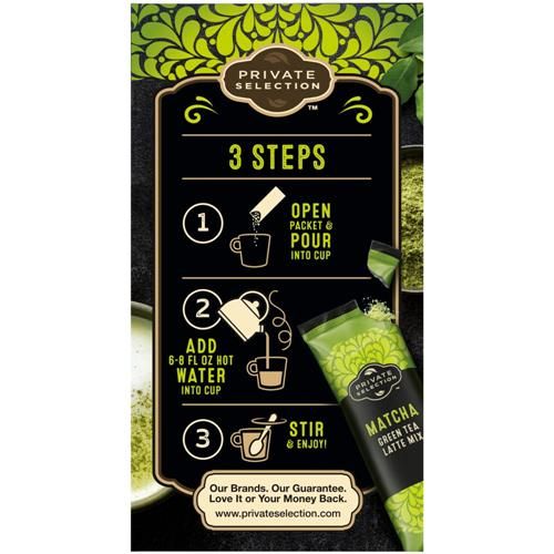 Private Selection Matcha Green Tea Latte Mix 10 ct