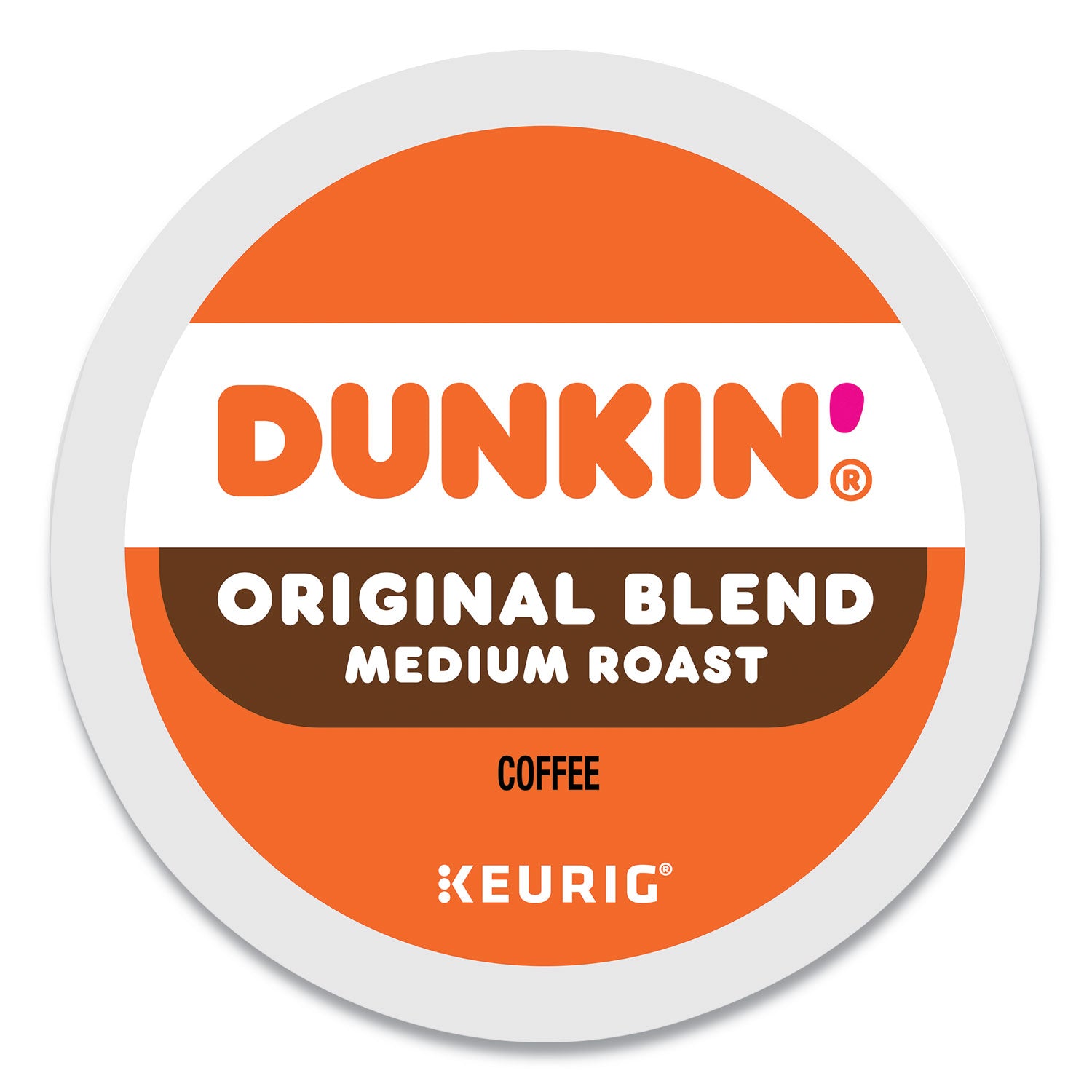Dunkin Donuts K-Cup Pods, Original Blend, 22/Box