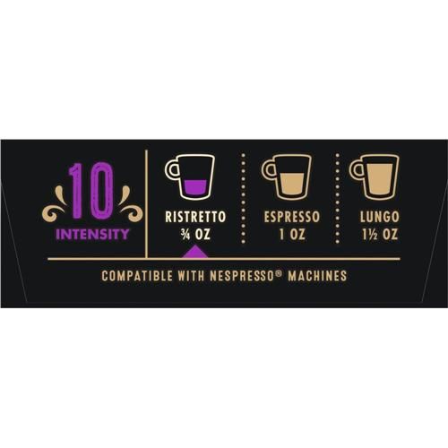 Private Selection Coffee Pods for Nespresso Original Machines Ristretto Espresso Dark Roast 10 ct