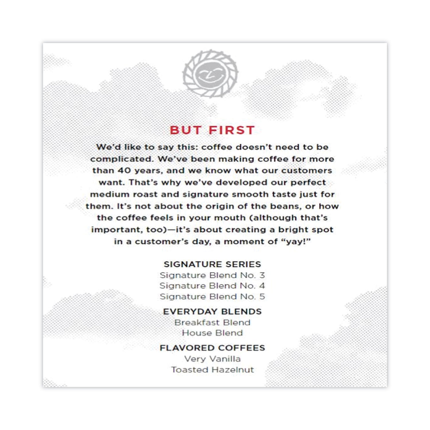 Seattle's Best Port Side Blend Whole Bean Coffee, Medium Roast, 12 oz Bag, 6/Carton