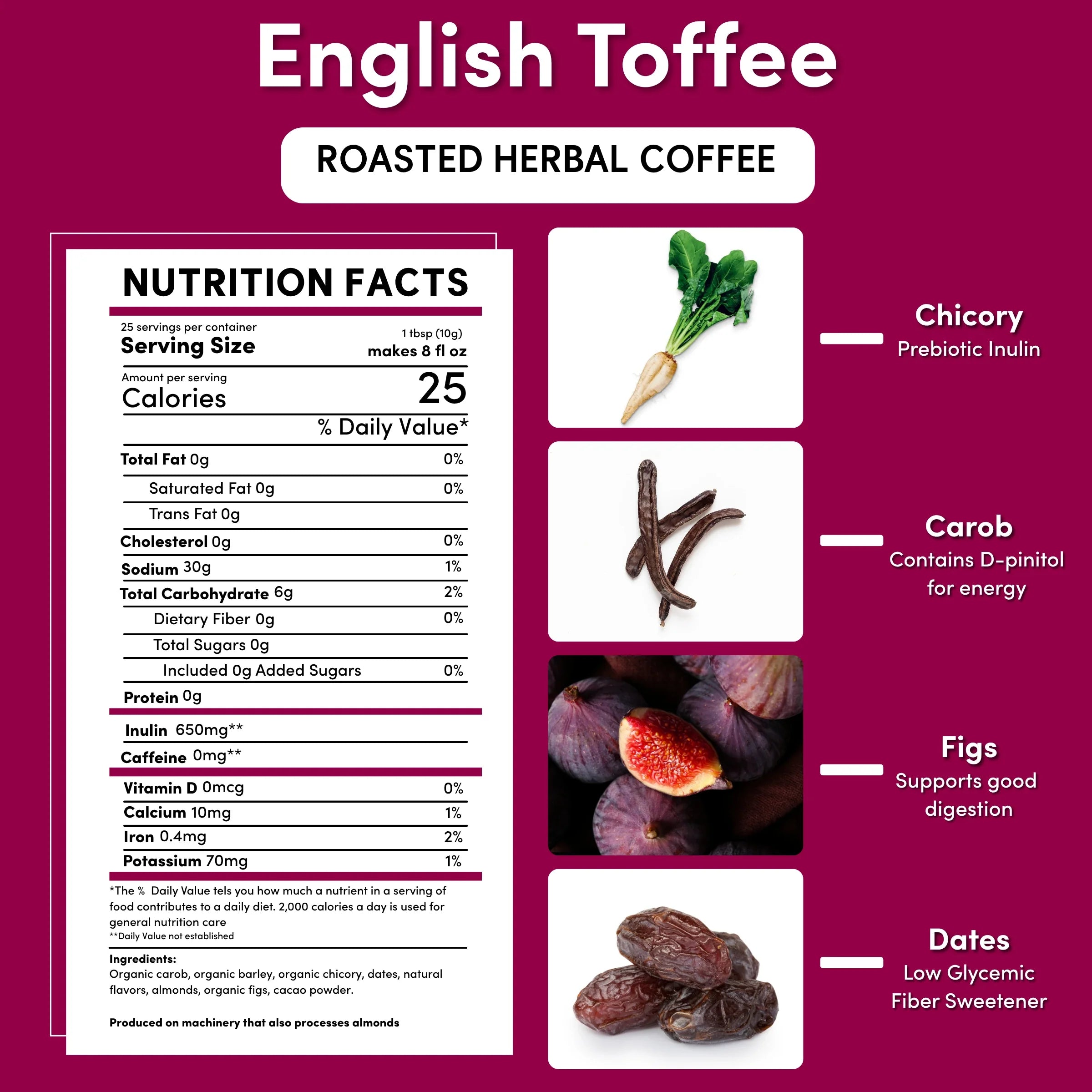 English Toffee Herbal Coffee