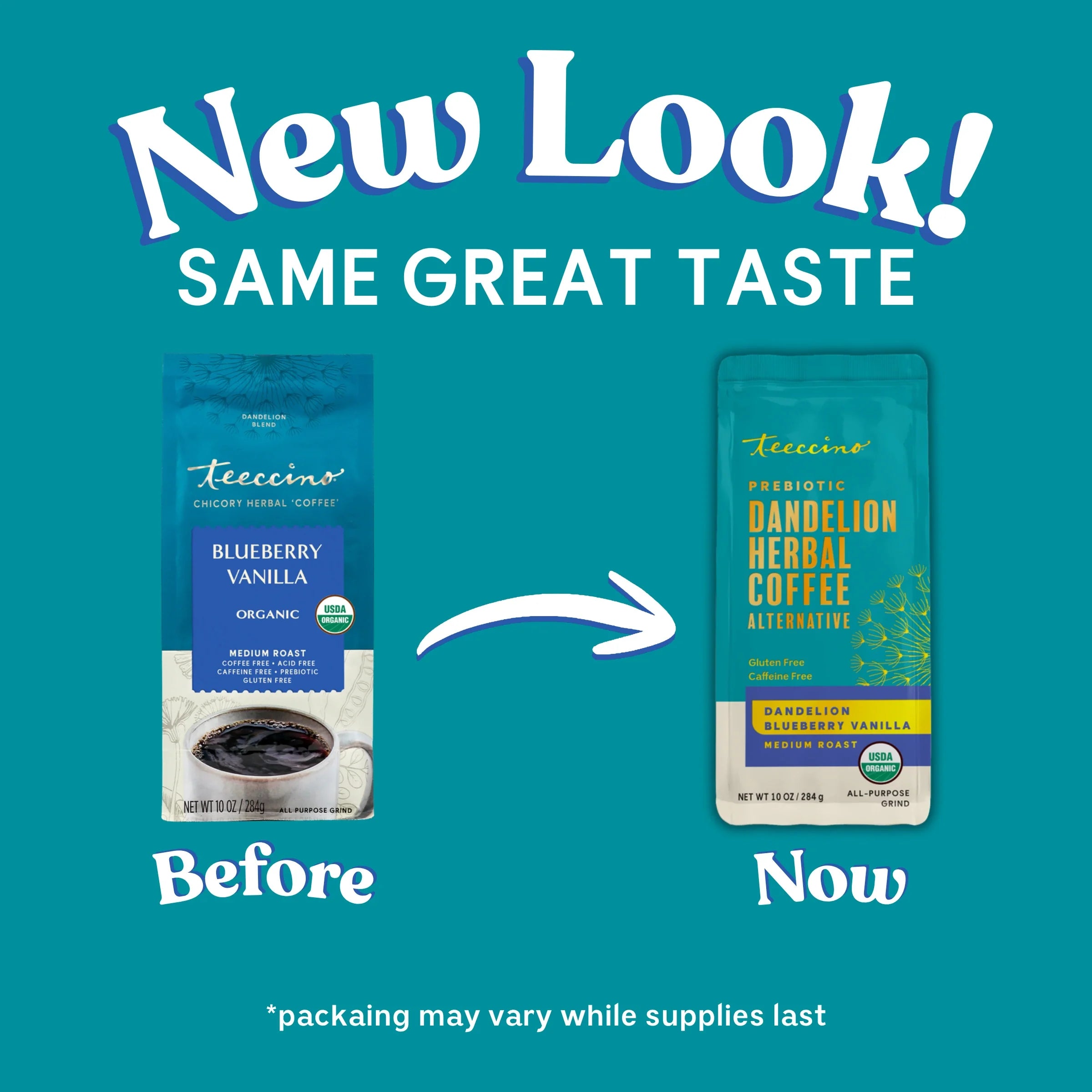 Blueberry Vanilla Chicory Herbal Coffee