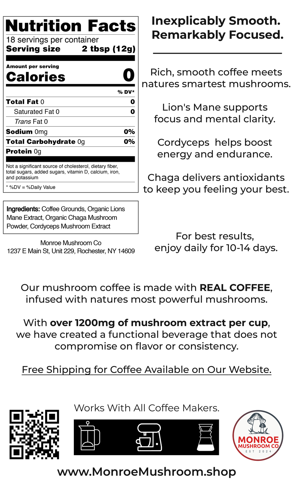 MAGIC Mushroom Coffee- DECAF