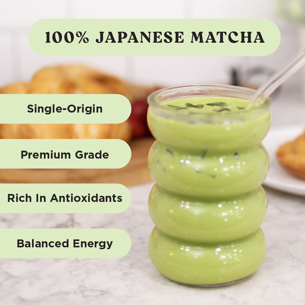 Harmony Matcha Variety Pack, Vanilla, Lavender, Strawberry, Vanilla, Premium Shade-Grown Japanese Matcha, Sweetend with Organic Sugar, 30 Count