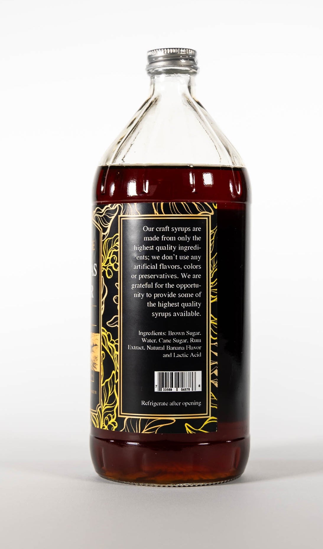 32oz Bananas Foster Syrup