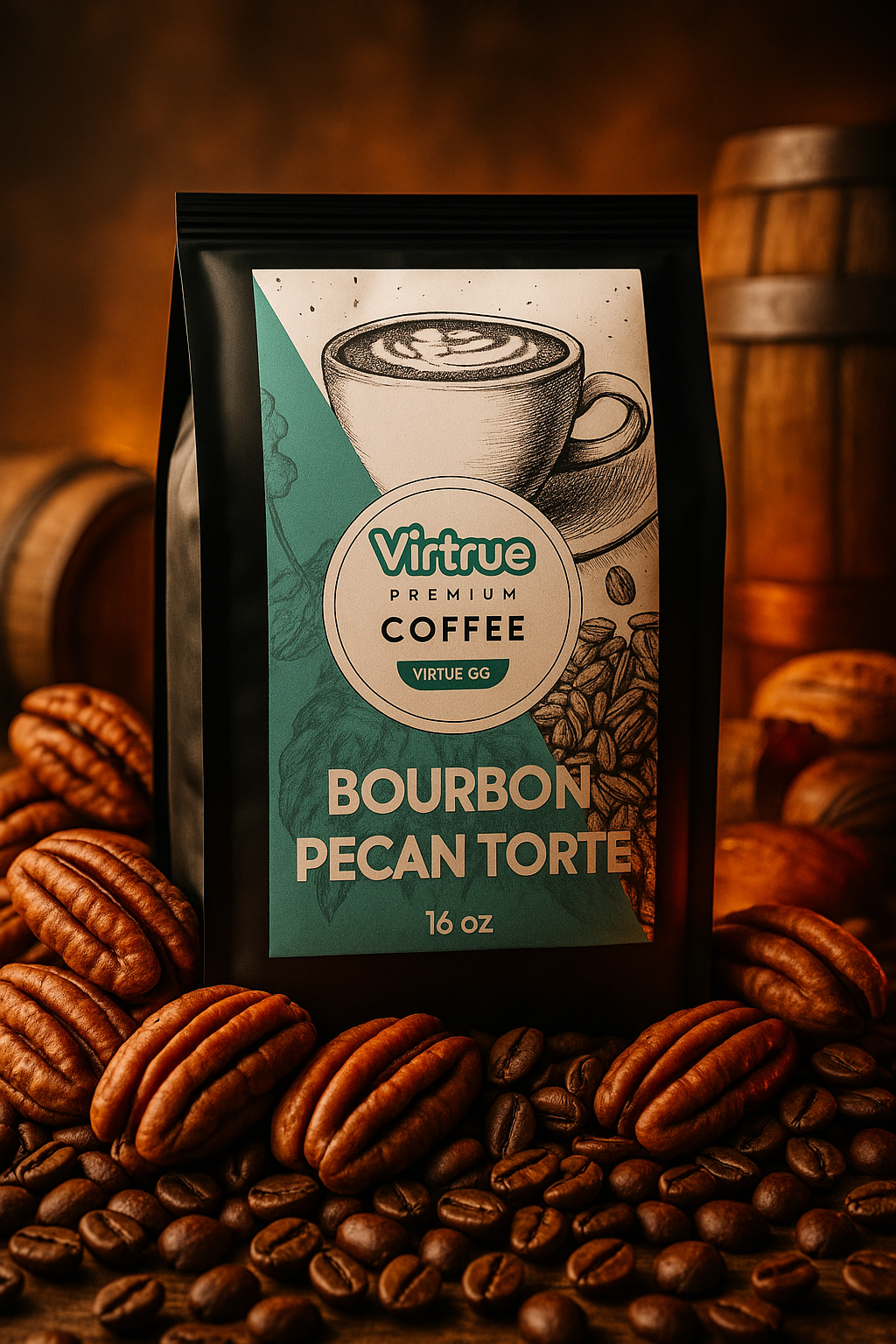 Decaf Coffee – 16oz | Full Flavor No Jitters , Small Batch, Expertly Roasted