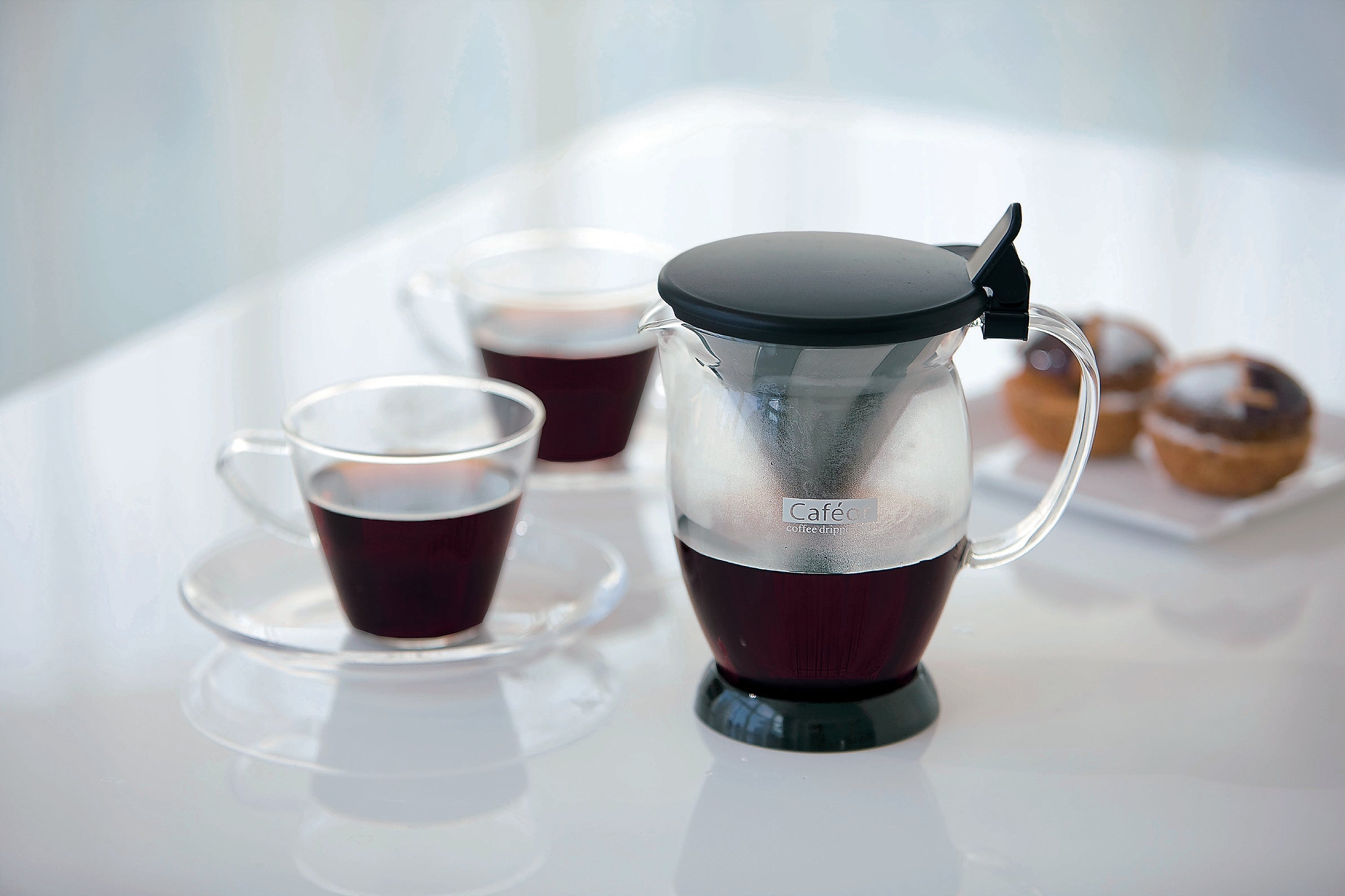 Hario Caféor Coffee Dripper 300ml (10oz) - Iced Coffee Maker at Home, Office