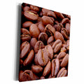 3dRose Coffee Beans - coffee, coffee beans, kitchen art,... - Museum Grade Canvas Wrap (cw_46808)