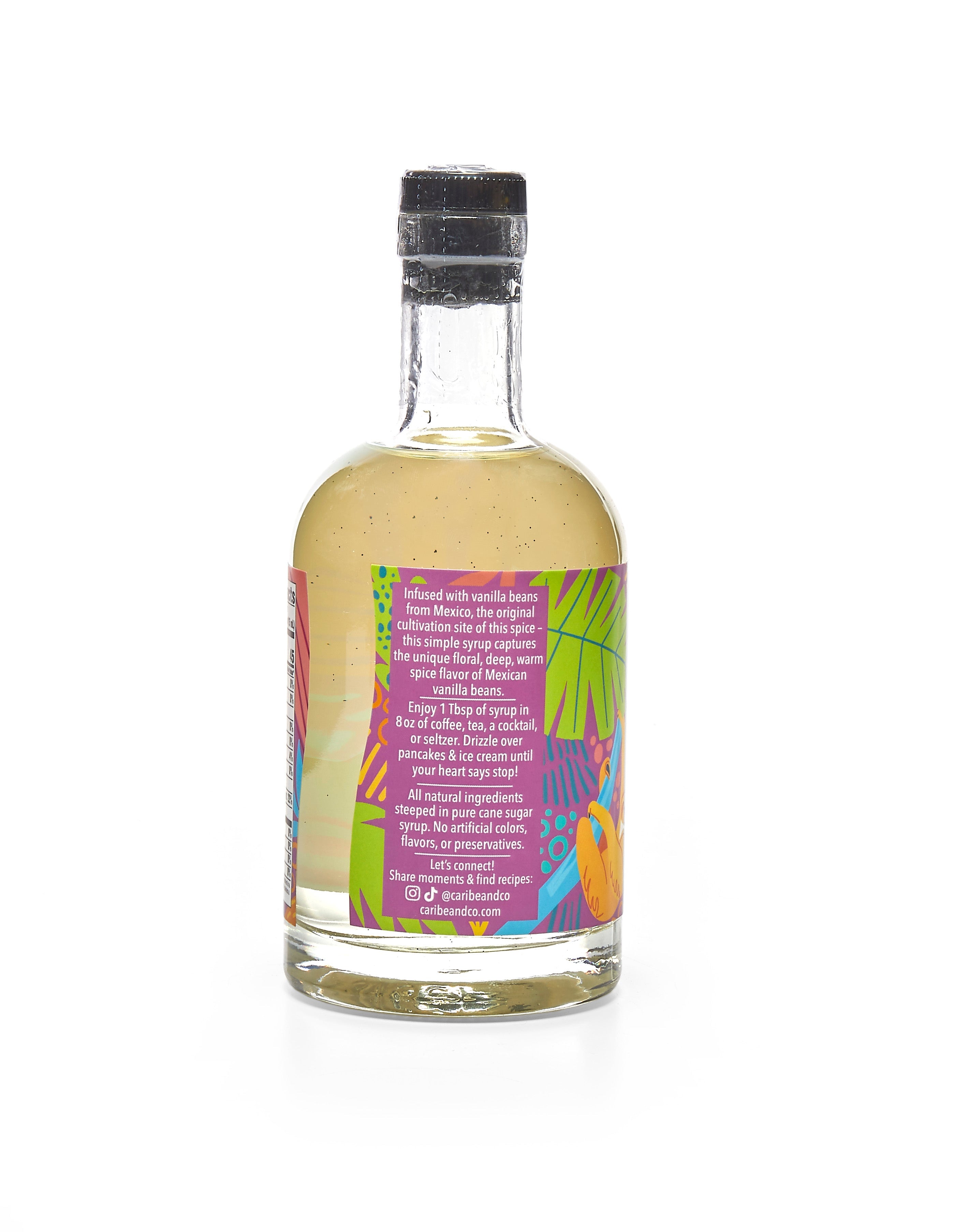 Mexican Vanilla Bean Flavored Syrup