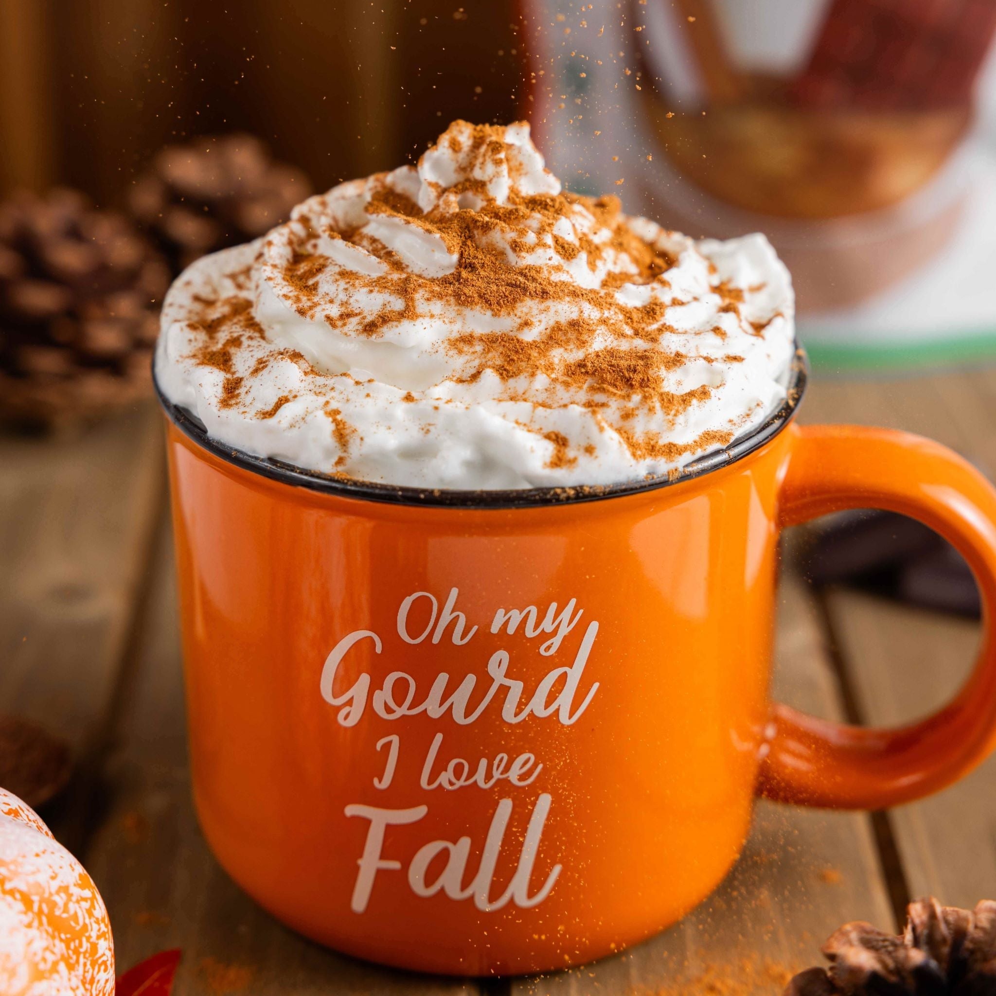 Dairy Free Pumpkin Spice Hot Cocoa Mix | 10 Serving Stand Up Pouch | Gluten Free, Vegan, Organic