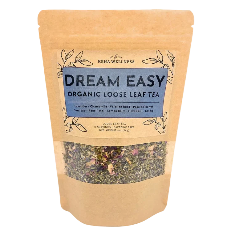 Dream Easy Loose Leaf — Evening Herbal Tea | Chamomile, Valerian & Lavender Blend