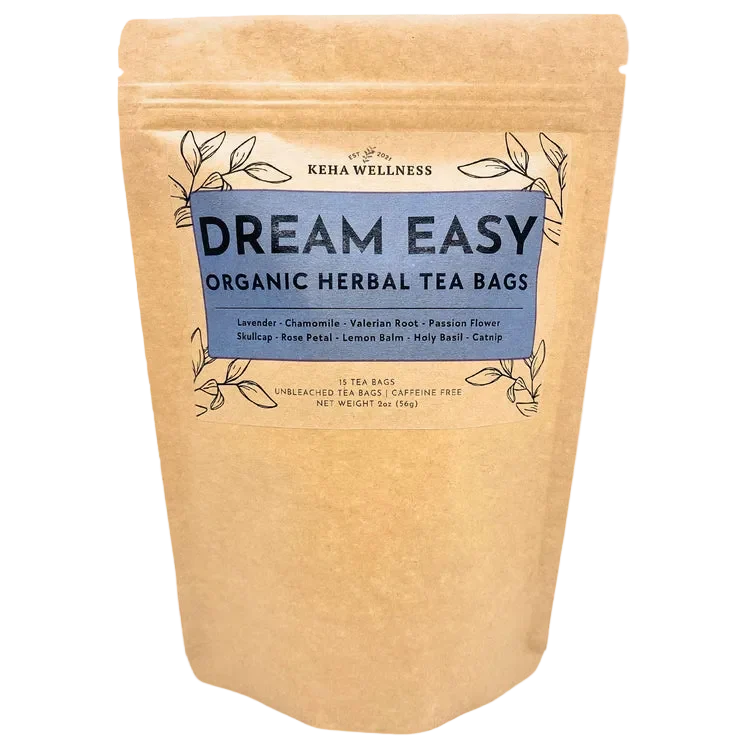 Dream Easy Tea Bags — Evening Herbal Tea | Chamomile, Valerian & Lavender Blend