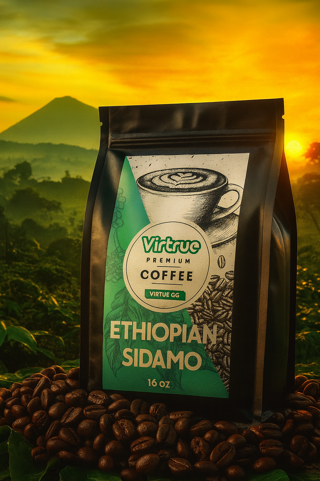 Decaf Coffee – 16oz | Full Flavor No Jitters , Small Batch, Expertly Roasted