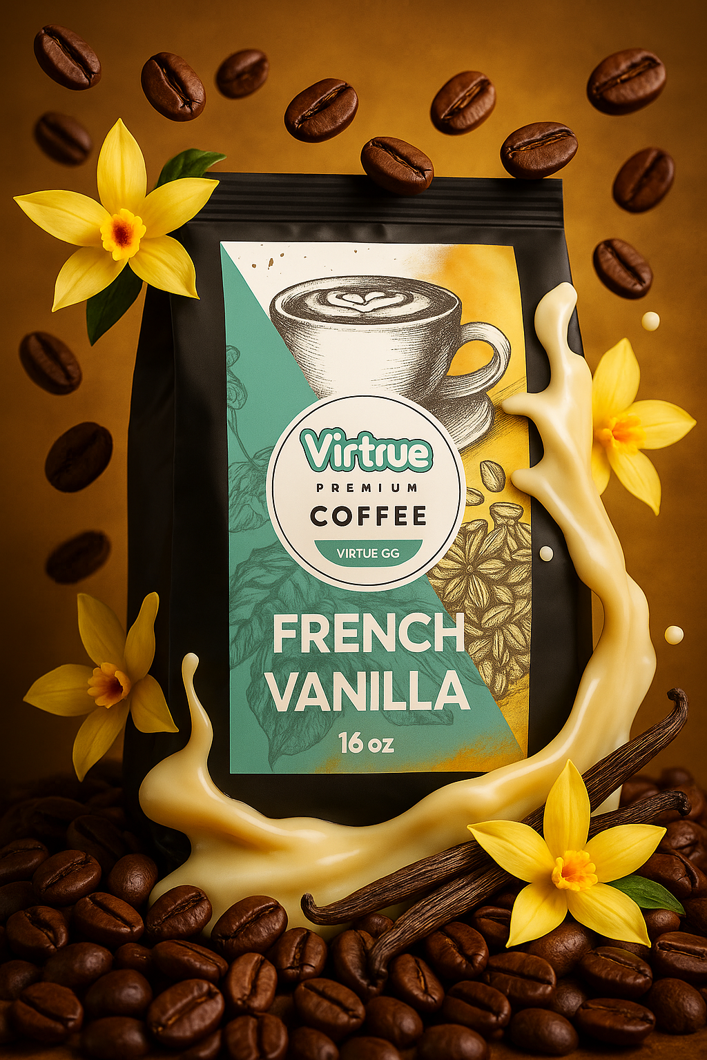 Decaf Coffee – 16oz | Full Flavor No Jitters , Small Batch, Expertly Roasted