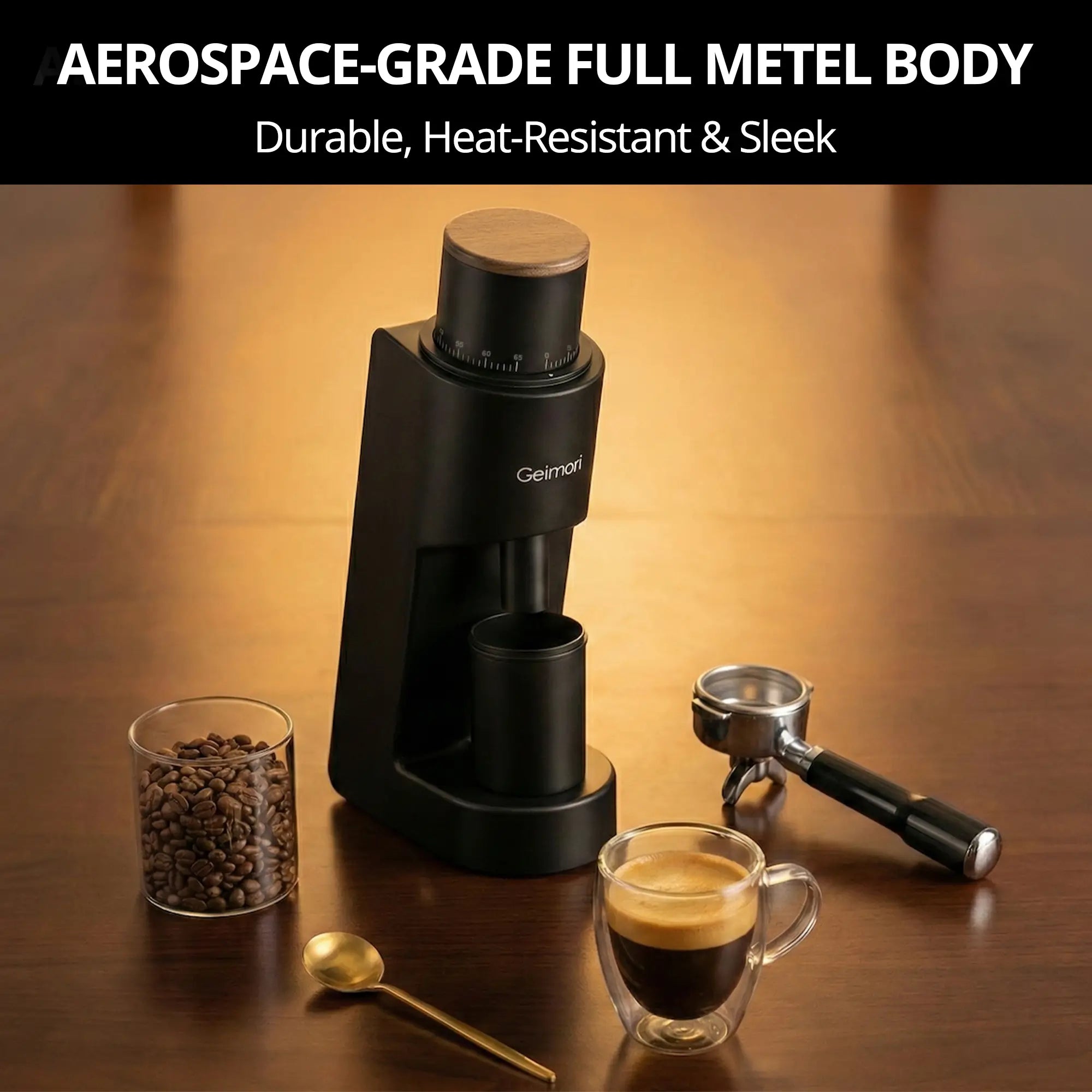 Geimori GU38 Coffee Grinder | Compact All-Purpose Grinder