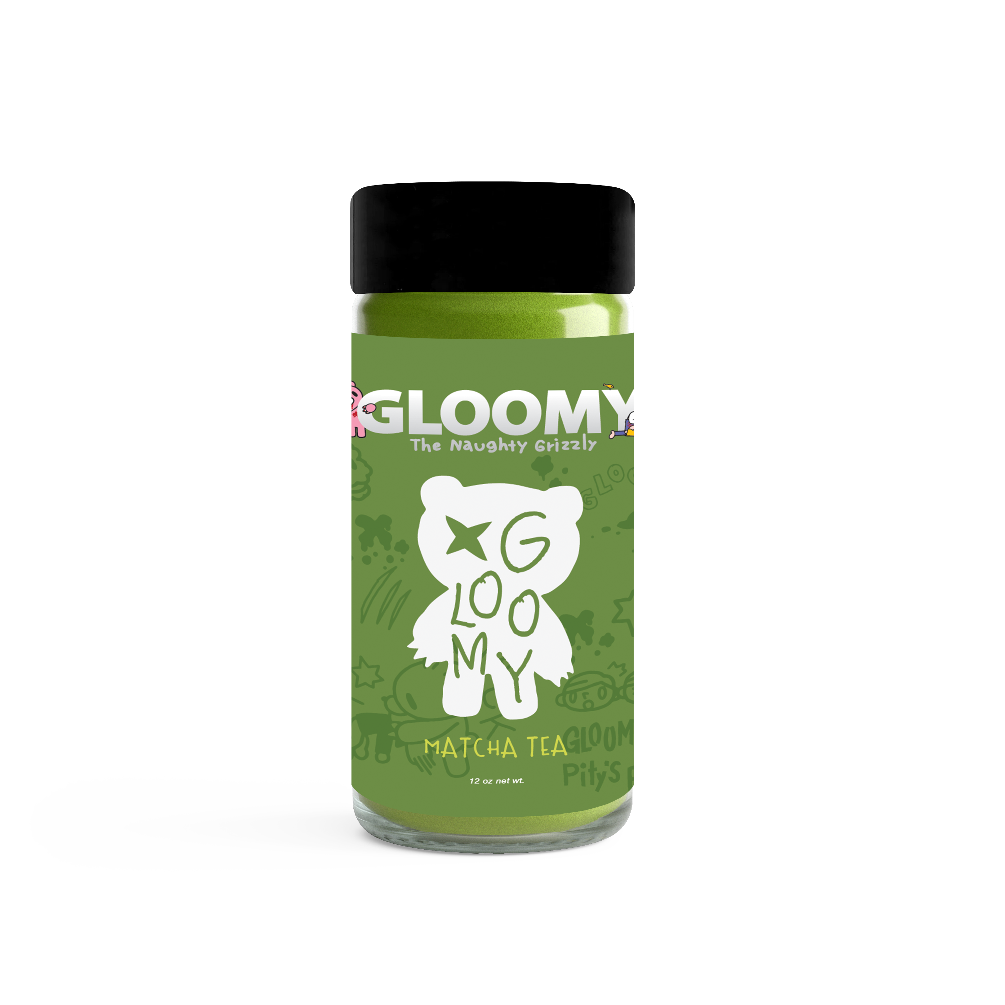 Gloomy the Naughty Grizzly Matcha Tea