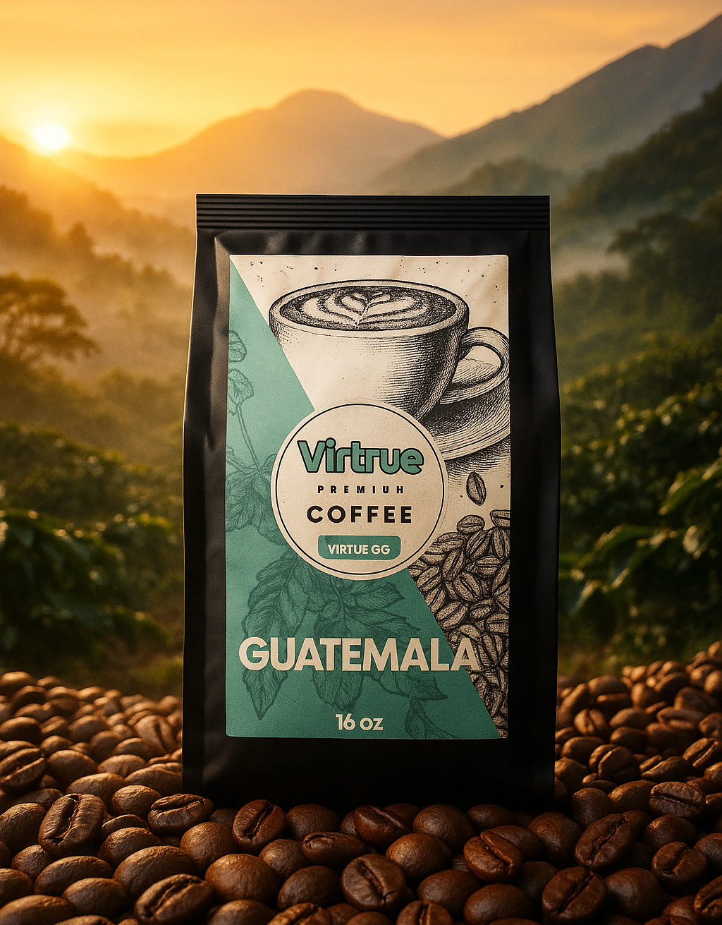 Decaf Coffee – 16oz | Full Flavor No Jitters , Small Batch, Expertly Roasted