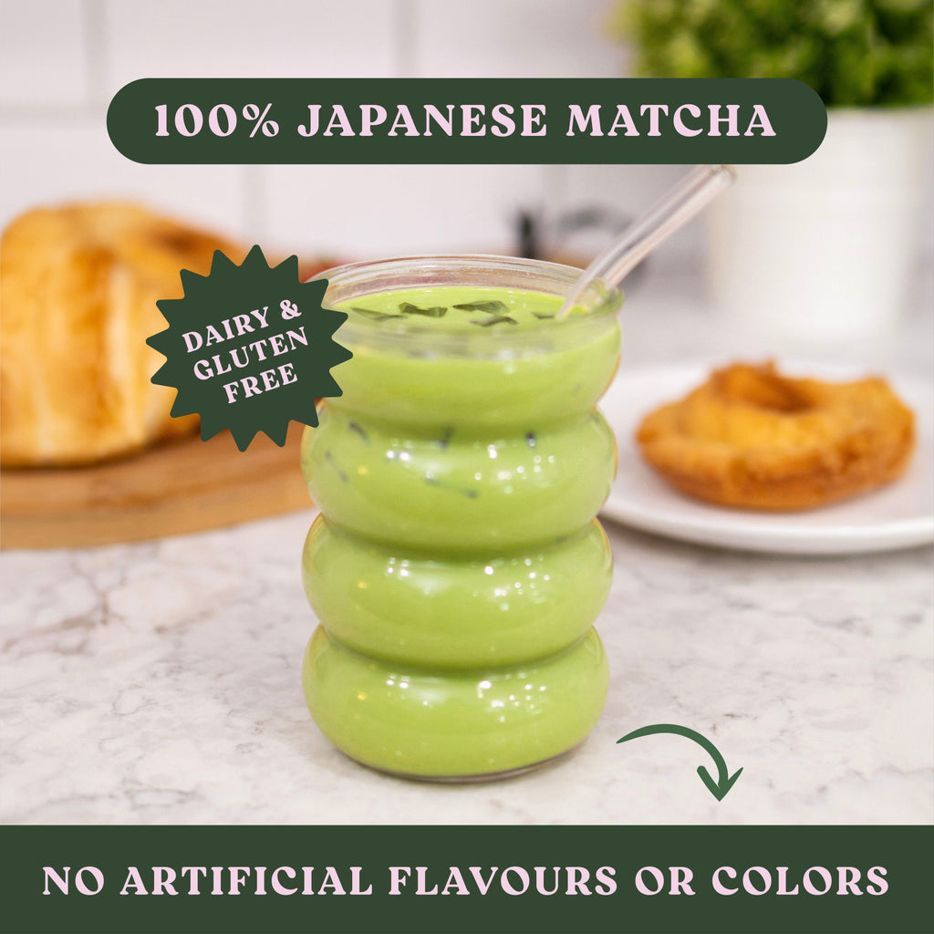Harmony Matcha Lavender, Premium Shade-Grown Japanese Matcha, Sweetened with Organic Sugar, 10 Count Per Carton