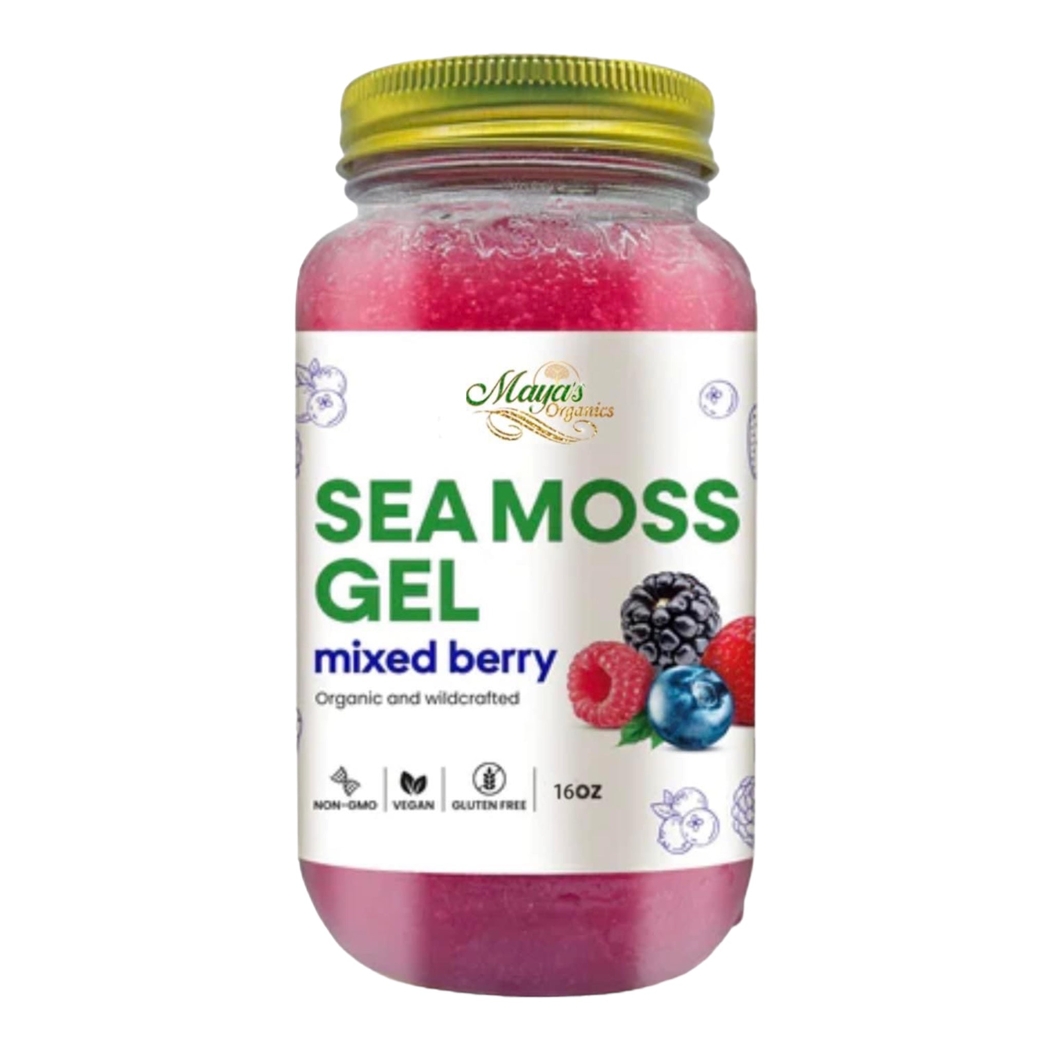 Mixed Berry Sea Moss Gel | Natural Immunity Boost & Energy Support