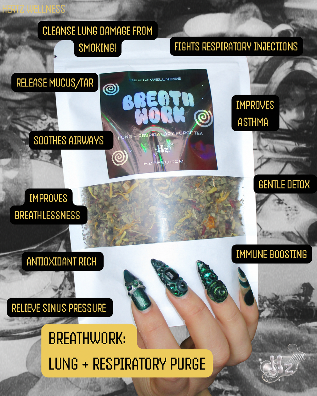 BREATHWORK: lung purge + respiratory health herbal tea