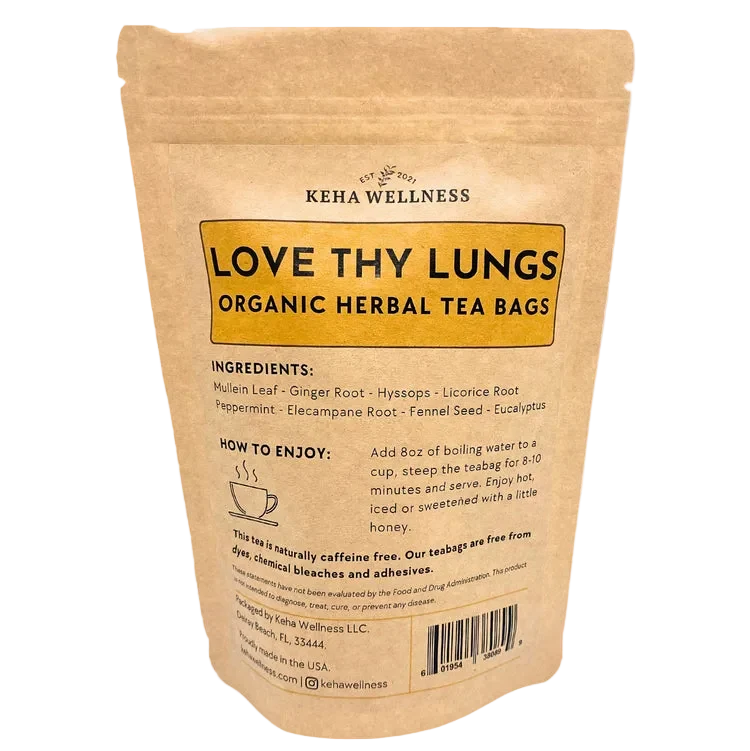 Breathe Tea Bags — Mullein & Elecampane | Organic Respiratory Herbal Tea