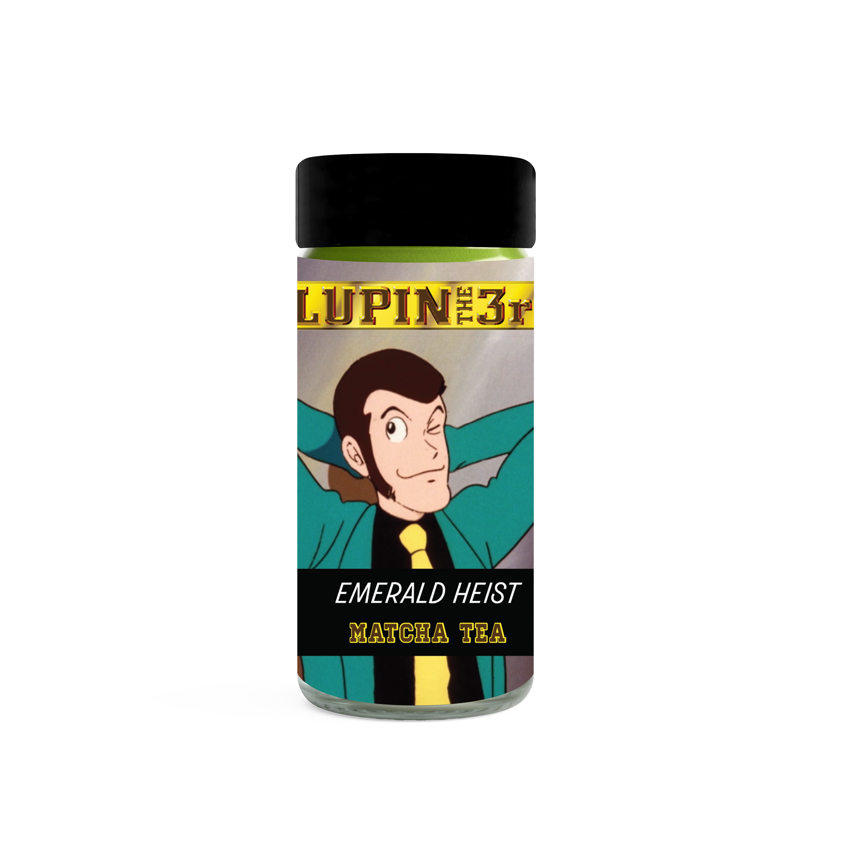 LUPIN THE 3rd Emerald Heist Matcha Tea