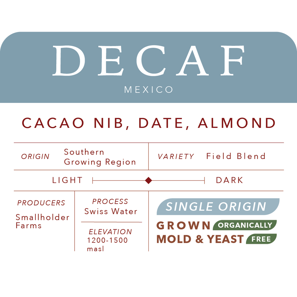 Swiss Water Decaf | Verified Pure