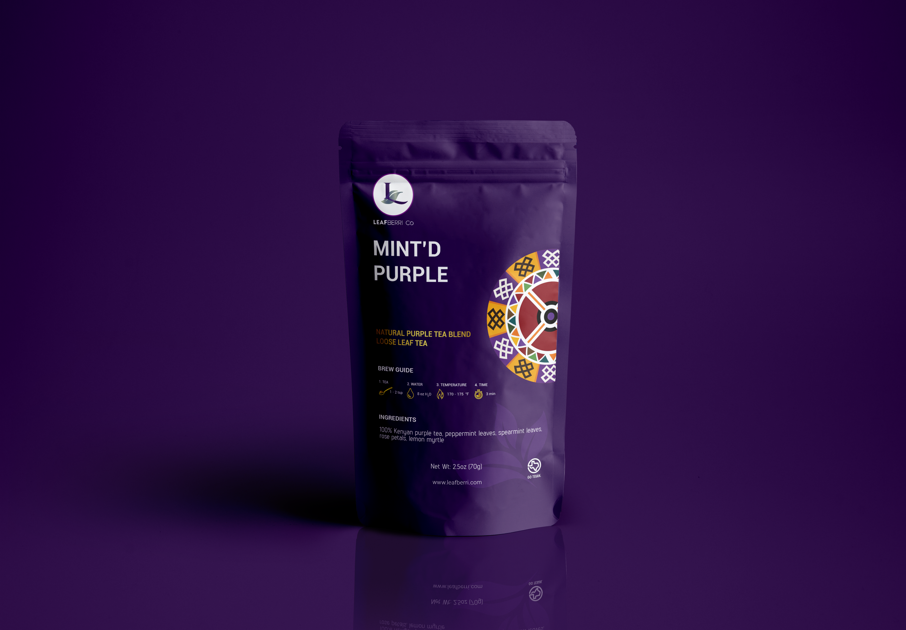 Mint'D Purple Kenyan Loose Leaf Tea