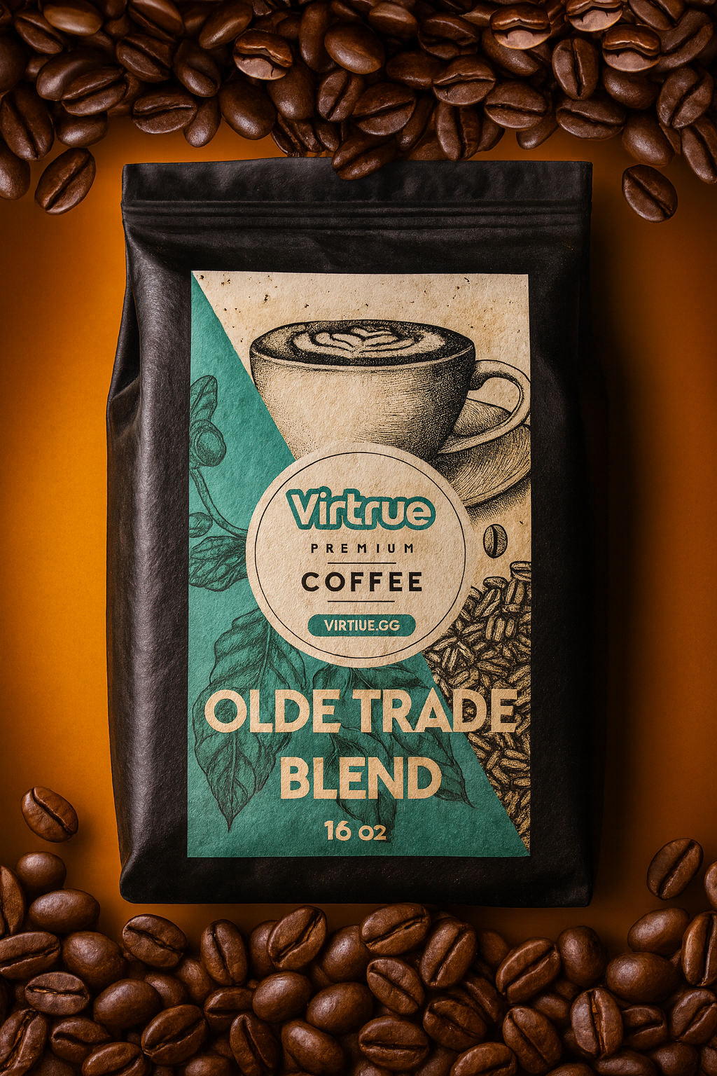 Decaf Coffee – 16oz | Full Flavor No Jitters , Small Batch, Expertly Roasted