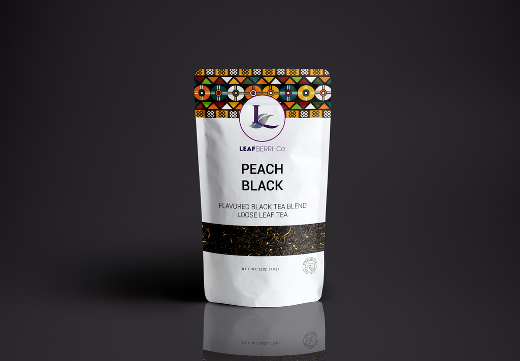 Peach Black Kenyan Black Loose Leaf Tea