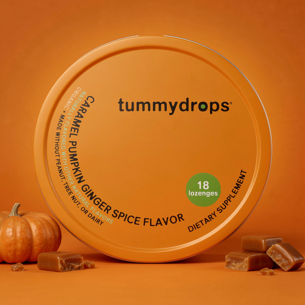 Organic Ginger Caramel Pumpkin Tummydrops, 18 ct