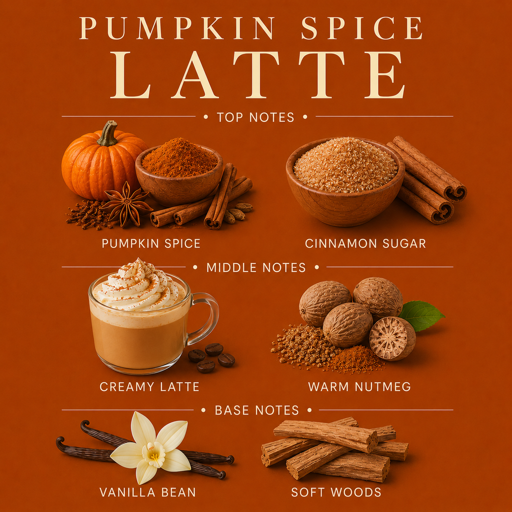 Pumpkin Spice Latte Mini Candle