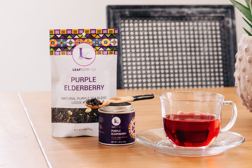 Purple ElderBerry Kenyan Loose Leaf Tea