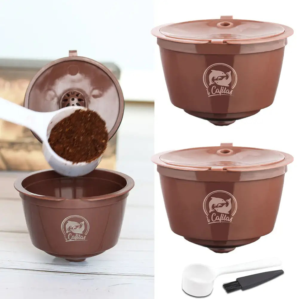 Reusable Coffee Capsule Pods for Dolce Gusto Refillable Filters Crema For Espresso Capsules Cup Kitchen Tool
