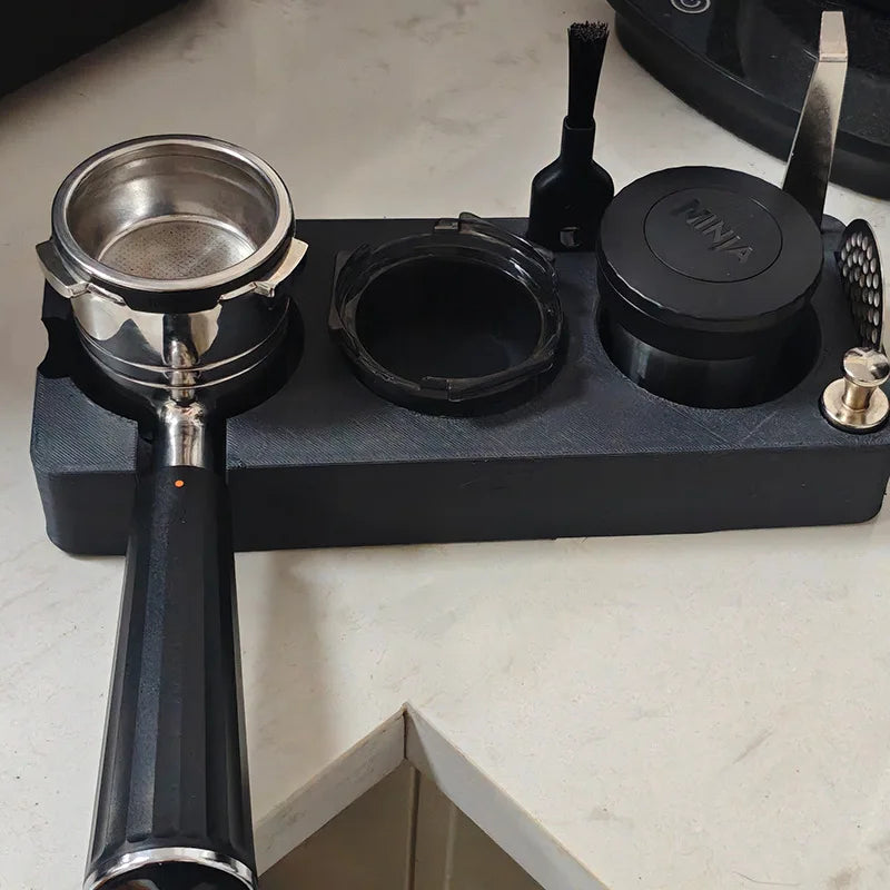 For Ninja Luxe Cafe ES601 ES655 ES701 Coffee Tamping Station Coffee Machine Portafilter Coffee Tamper Stand Barista Accessories