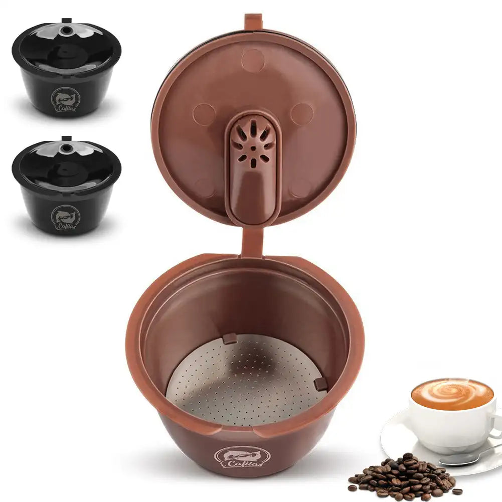 Reusable Coffee Capsule Pods for Dolce Gusto Refillable Filters Crema For Espresso Capsules Cup Kitchen Tool