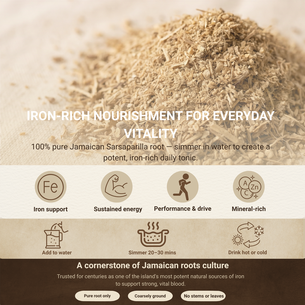 Jamaican Sarsaparilla Root (Coarse Powder)