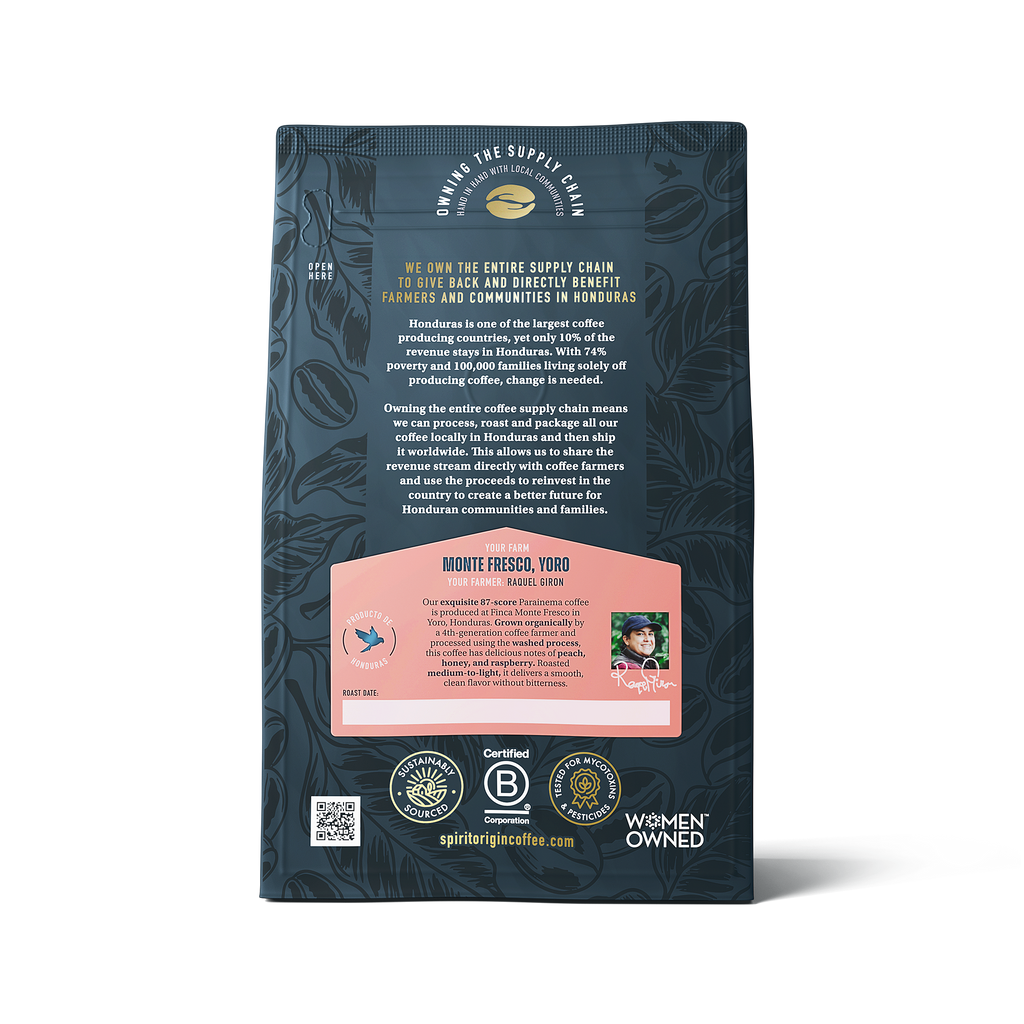 Honduras Monte Fresco Parainema Washed – Medium Roast Specialty Coffee