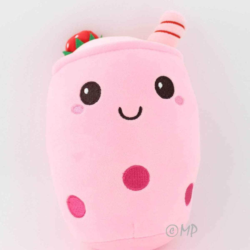 Kawaii Bubble Tea Plushie Strawberry Matcha Boba Toy Gift